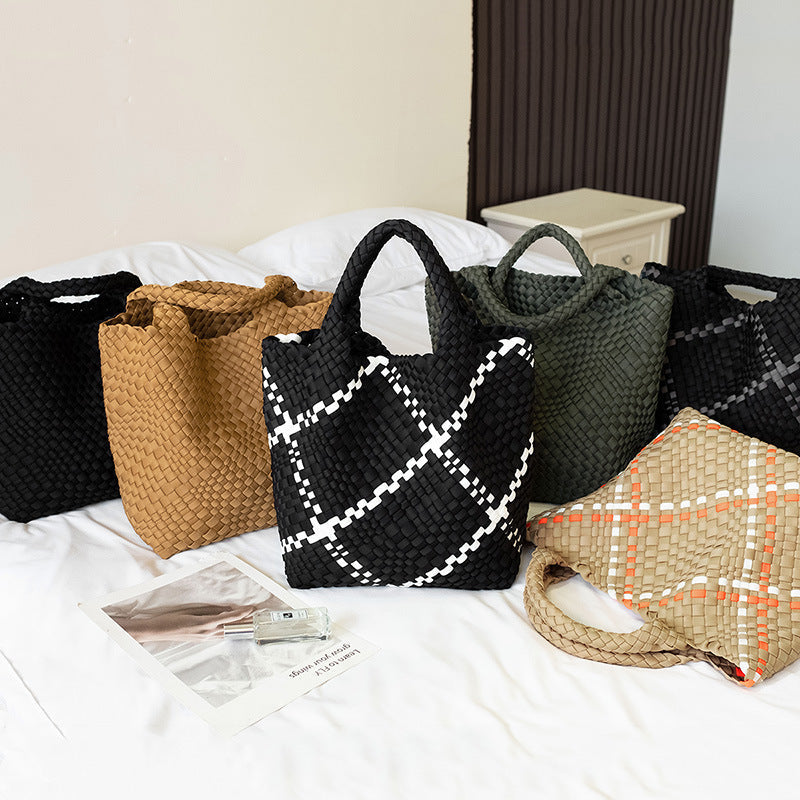 Braided Handbag with Removable Clutch Kalsten