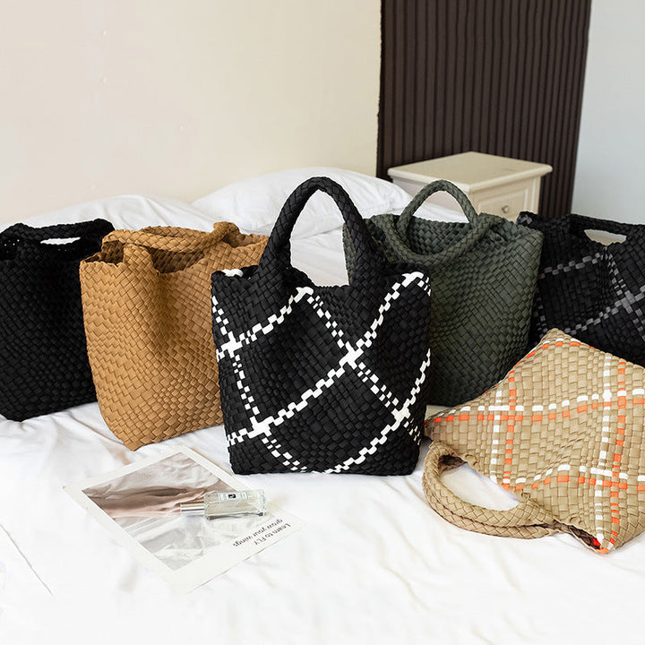Braided Handbag with Removable Clutch Kalsten