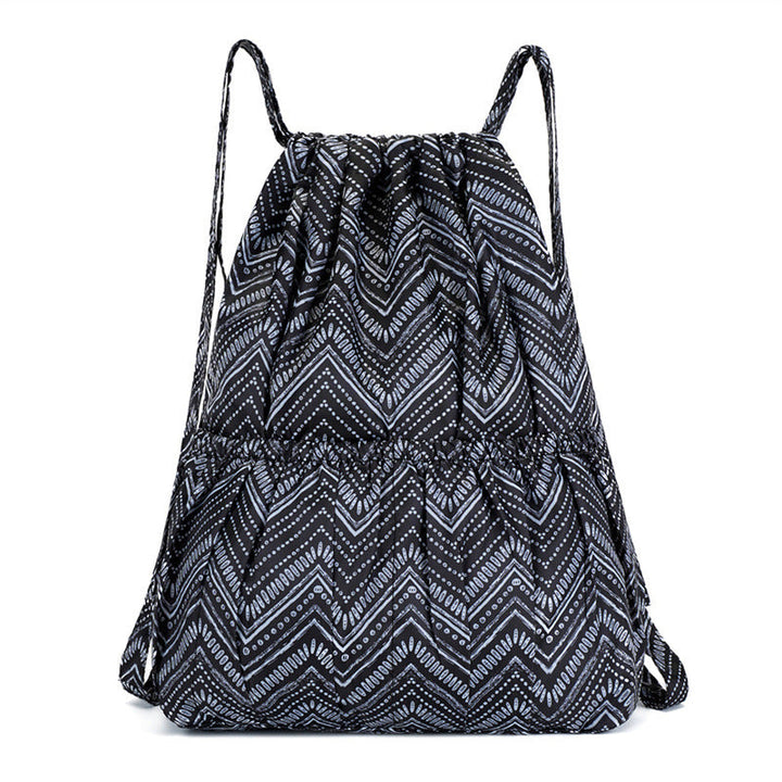 Floral Print Drawstring Backpack Kalsten
