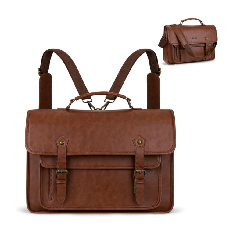 Elegant Laptop Briefcase with Multifunctional Compartments Kalsten