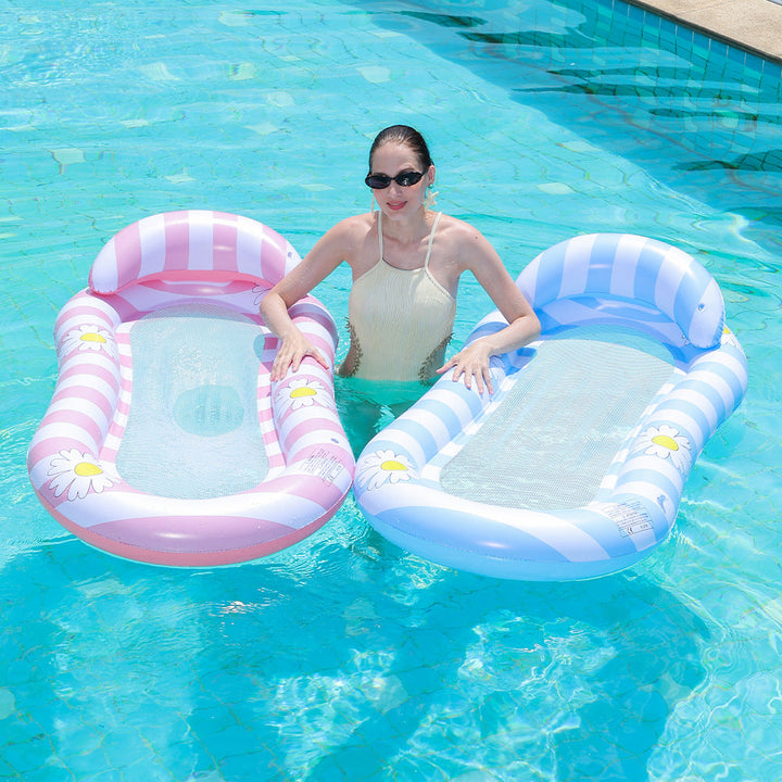 Unisex Inflatable Sun Seat with Mesh Bottom Kalsten