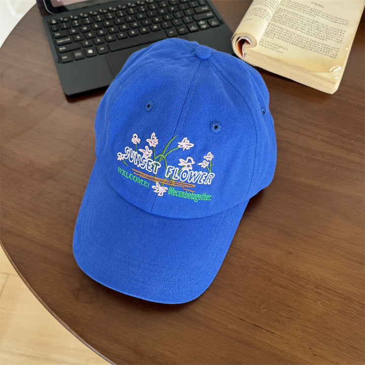Women's Embroidered Floral Design Cap Kalsten