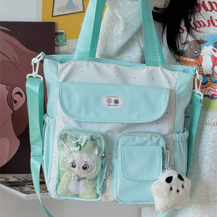 Multi-Pocket Casual Tote Bag Kalsten