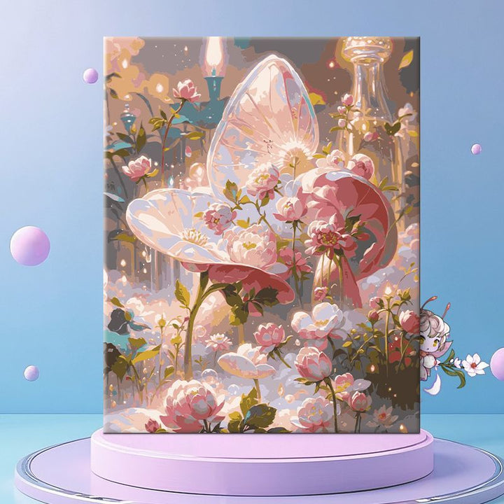 Whimsical Floral Fantasy Canvas Wall Art Kalsten
