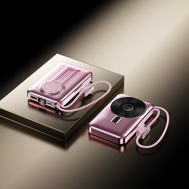 Portable power bank with integrated charging port and LCD display Kalsten