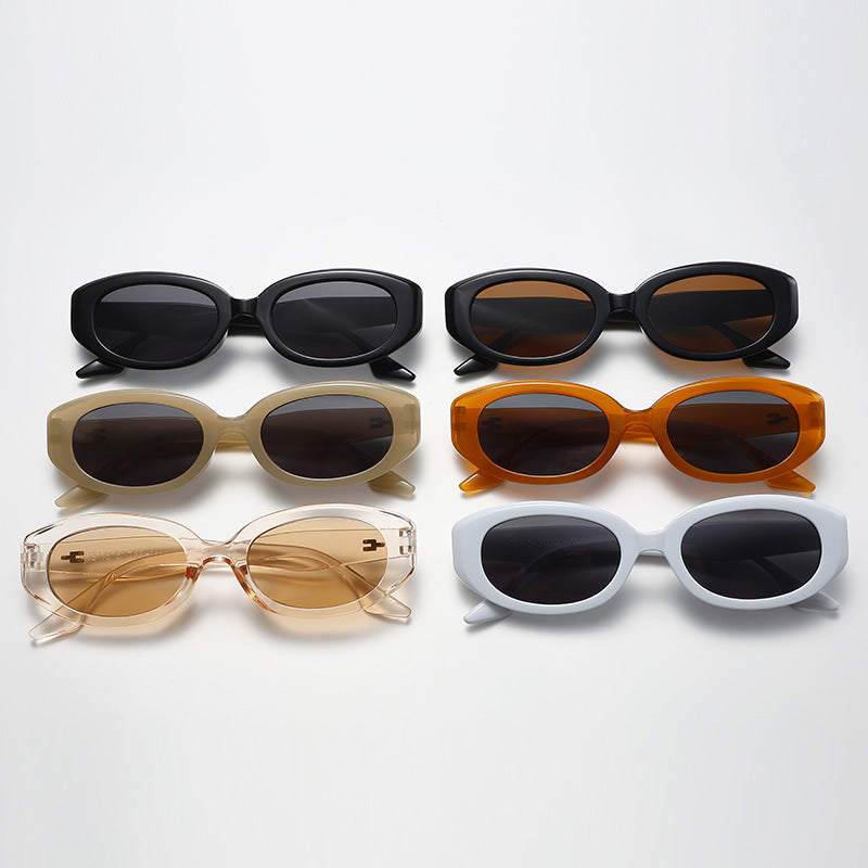 Women's fashionable sunglasses with modern, oval frame Kalsten