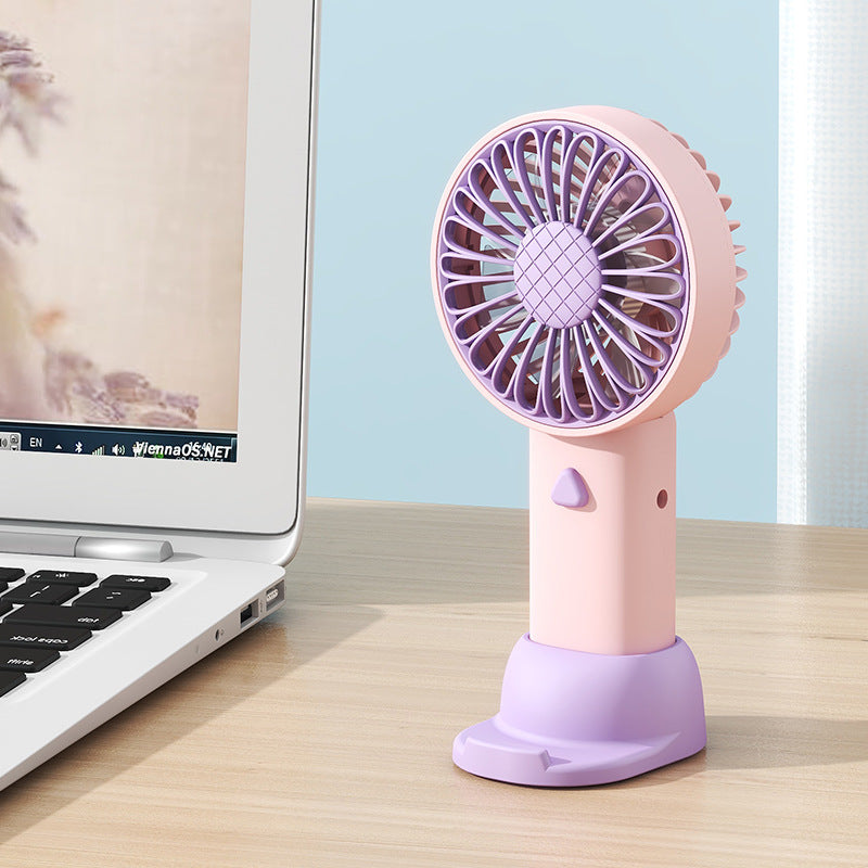 Women's portable mini fan with multiple adjustable speed settings Kalsten