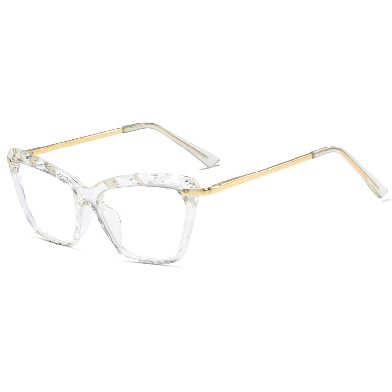 Women's fashionable oversized glasses with elegant metal frame Kalsten