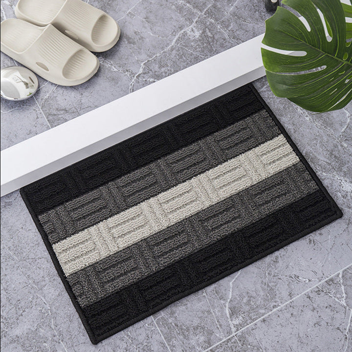 Geometric Pattern Bath Mat