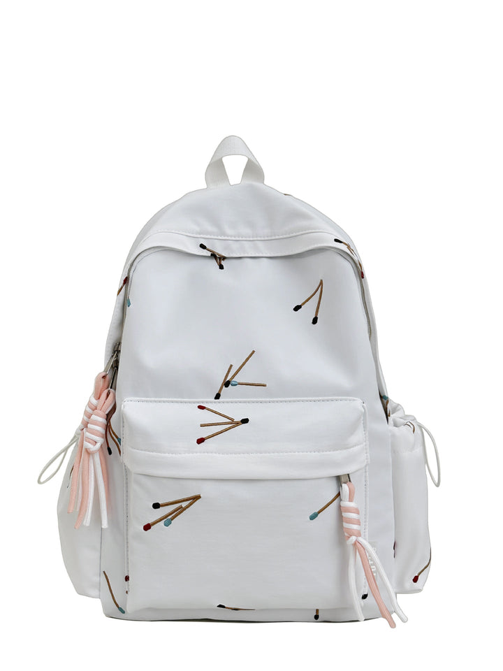 Embroidered Casual Backpack Kalsten