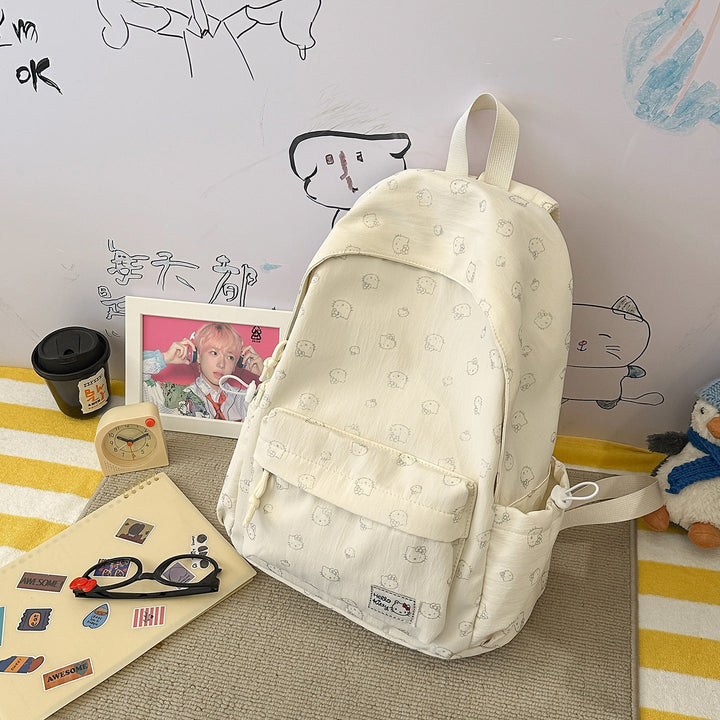 Cute Casual Patterned School Backpack
