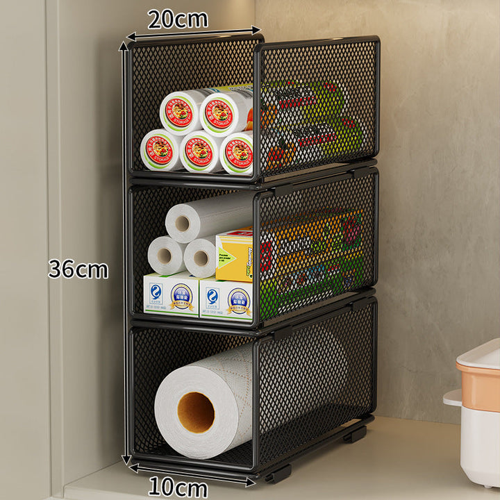 Mesh Storage Organizer with Adjustable Dividers Kalsten