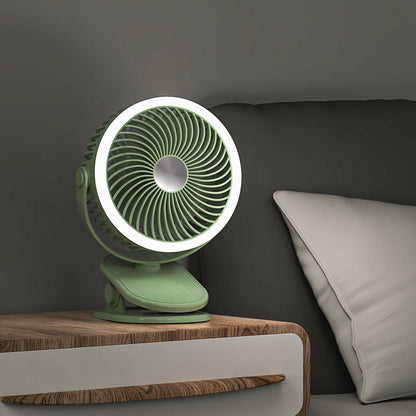 Women's table fan with built-in LED lighting Skanto