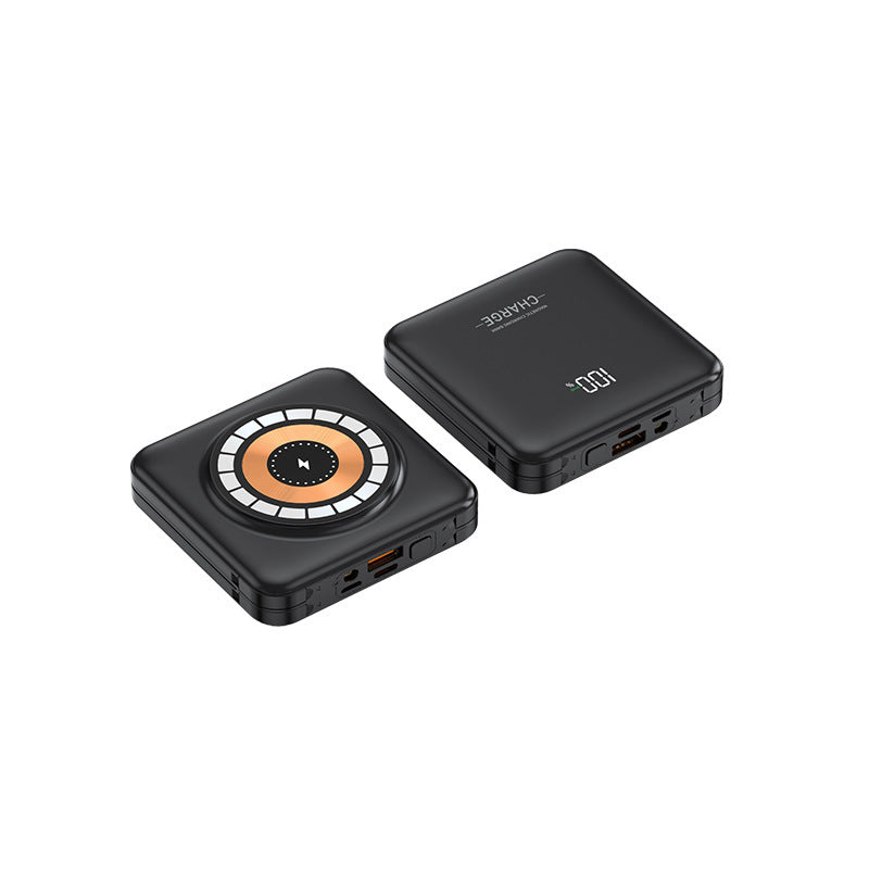 Compact power bank with integrated charging cables Kalsten