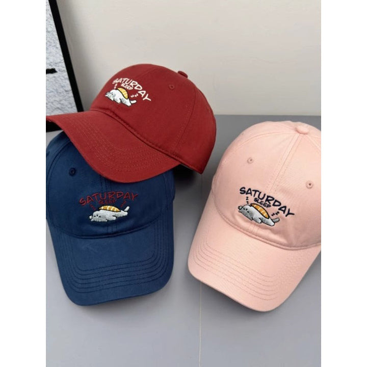 Unisex Playful Embroidered Cap Kalsten
