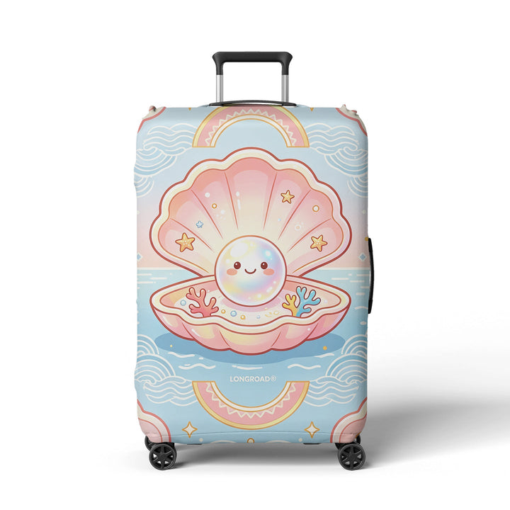 Women's suitcase cover with cheerful Kalsten  motif