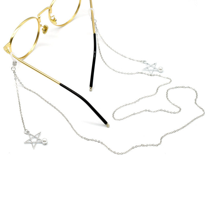 Star-Motif Eyewear Holder Chain Kalsten