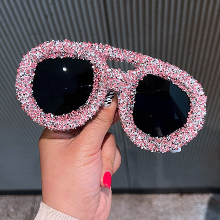 Women's Glittering Glamour Sunglasses with Unique Crystal Frame Kalsten