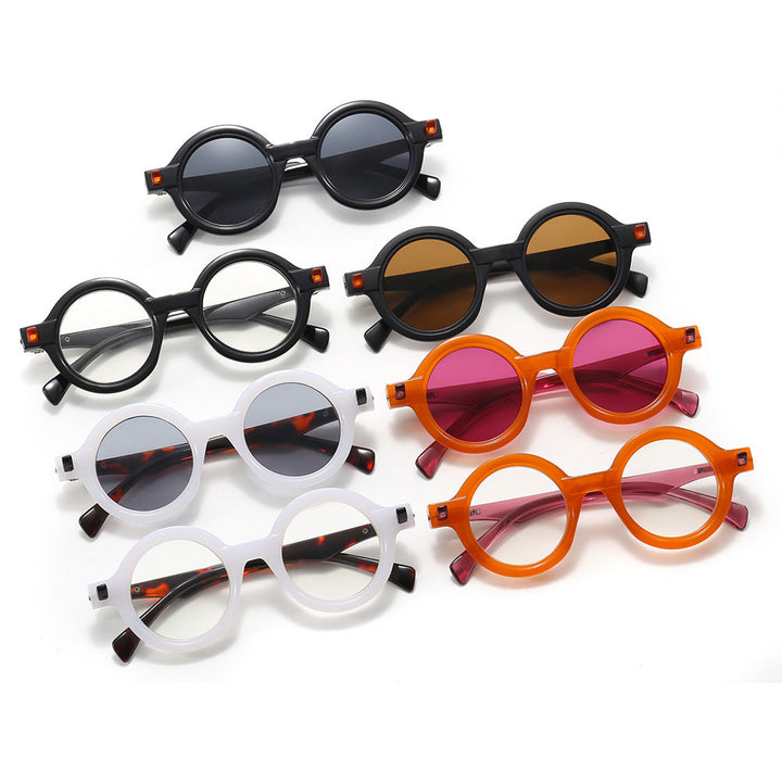 Women's fashionable round glasses with luxurious design Kalsten