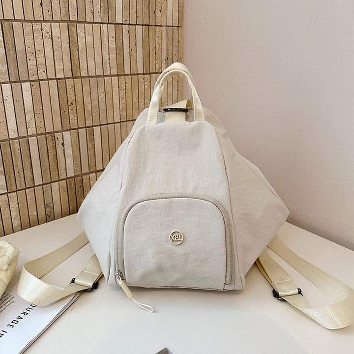 Modern Triangle-Shaped Utility School Backpack