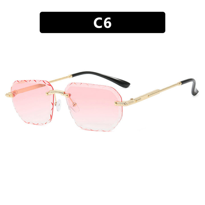 Women's geometric sunglasses with mirrored lenses and sturdy frame Kalsten
