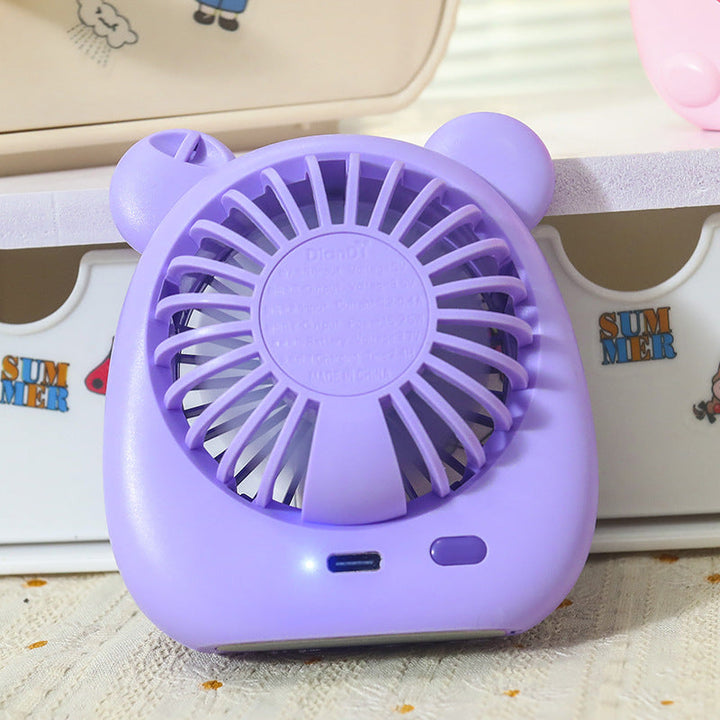 Women Portable Mini Table Fan in Cute Bear Design Kalsten