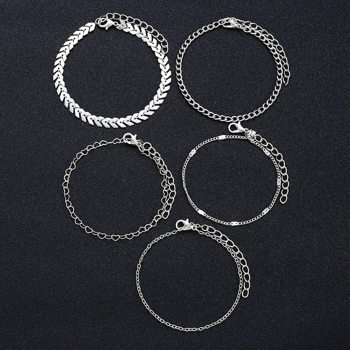 Multi-Layered Chain Bracelet Set Kalsten
