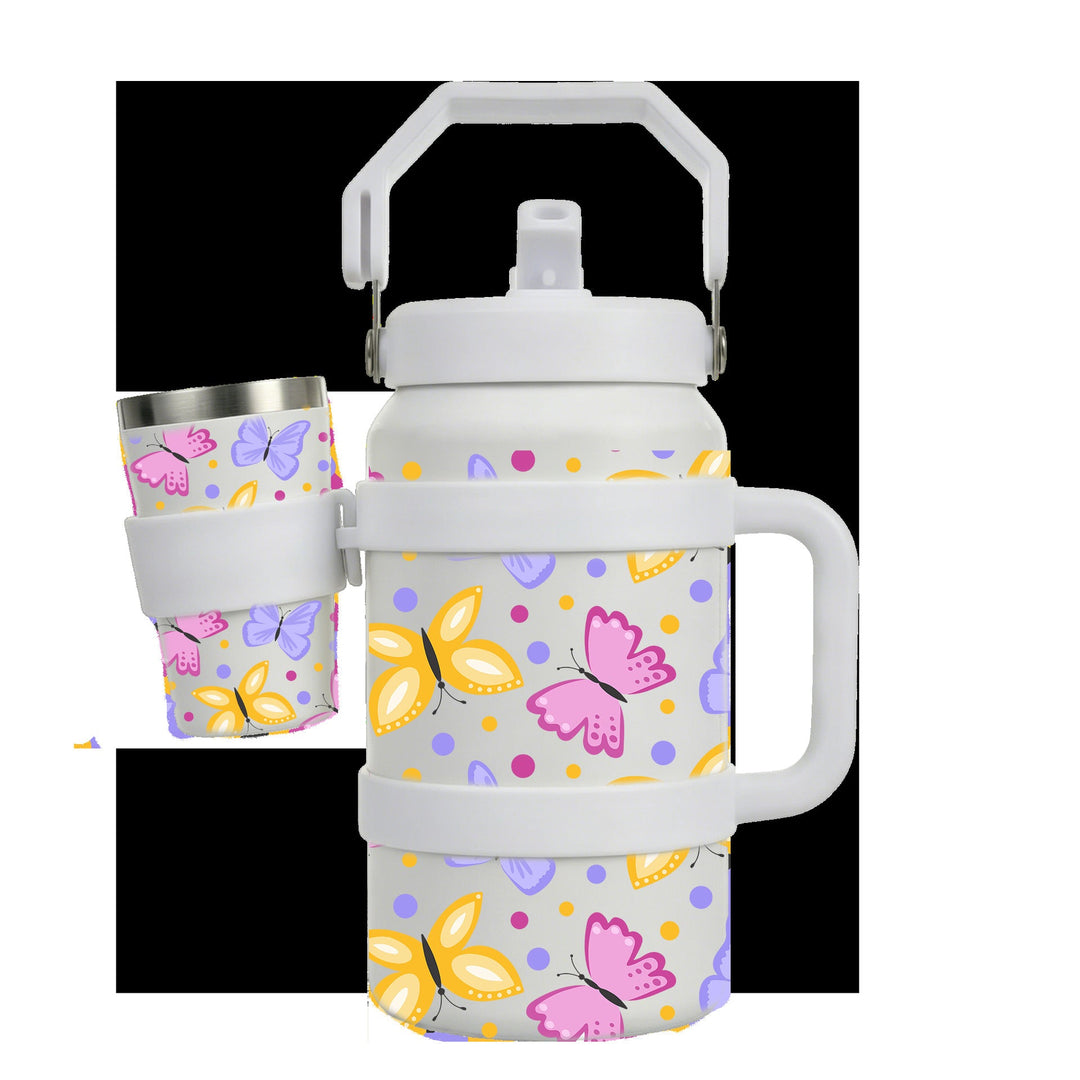 Ladies Insulated Drinking Bottle with Practical Carry Handle Kalsten