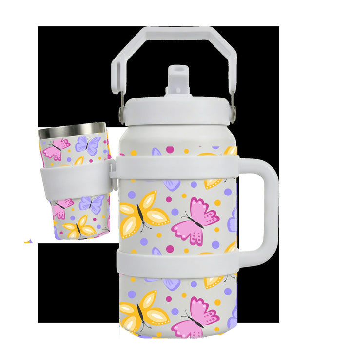 Ladies Insulated Drinking Bottle with Practical Carry Handle Kalsten