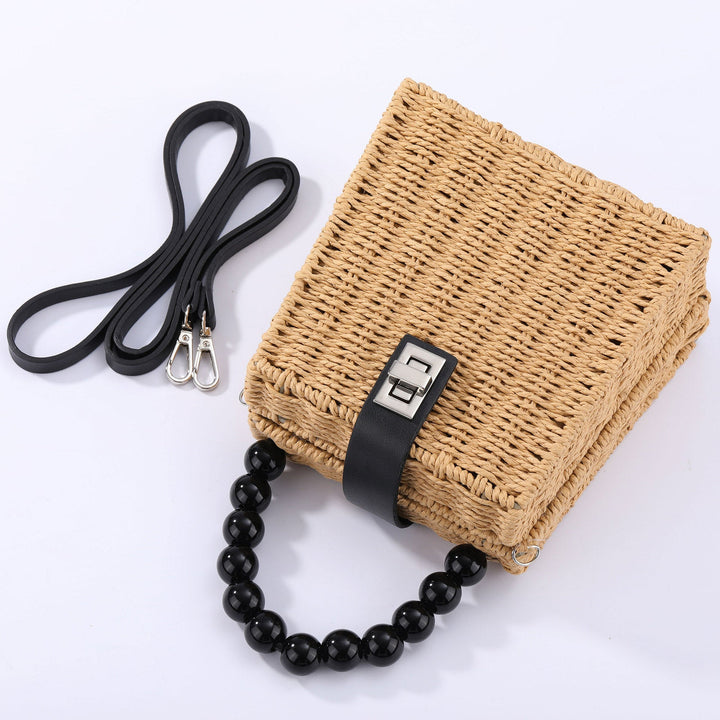 Women's Designer Basket Bag with Unique Grip Kalsten