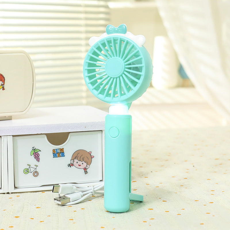 Portable Hand Fan with Cute Rabbit Design Kalsten