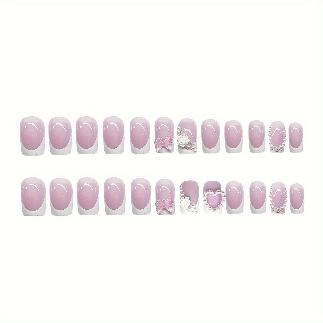 Floral Embellished Nail Art Set Kalsten