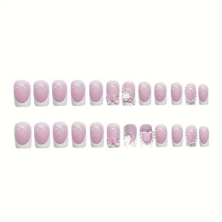 Floral Embellished Nail Art Set Kalsten