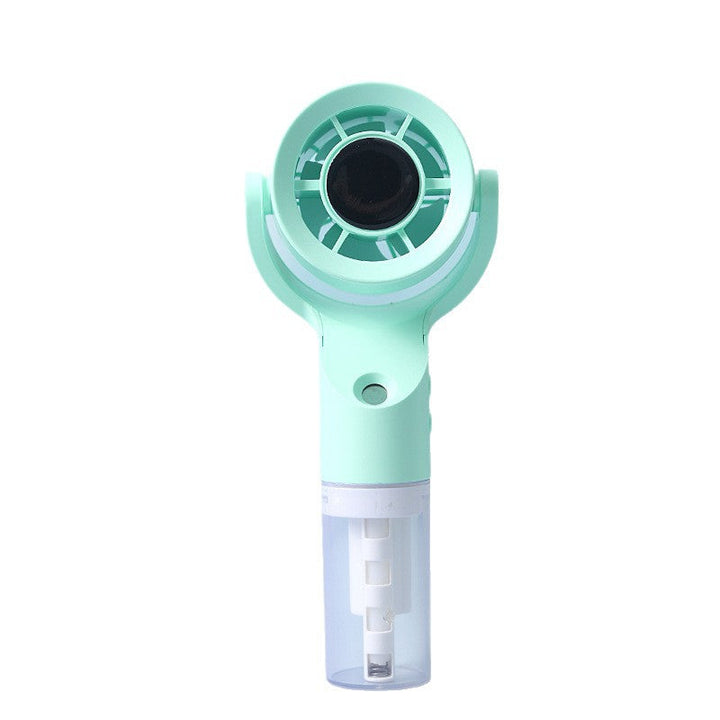 Unisex nan portable handheld misting fan with detachable transparent reservoir and adjustable tilt head Kalsten