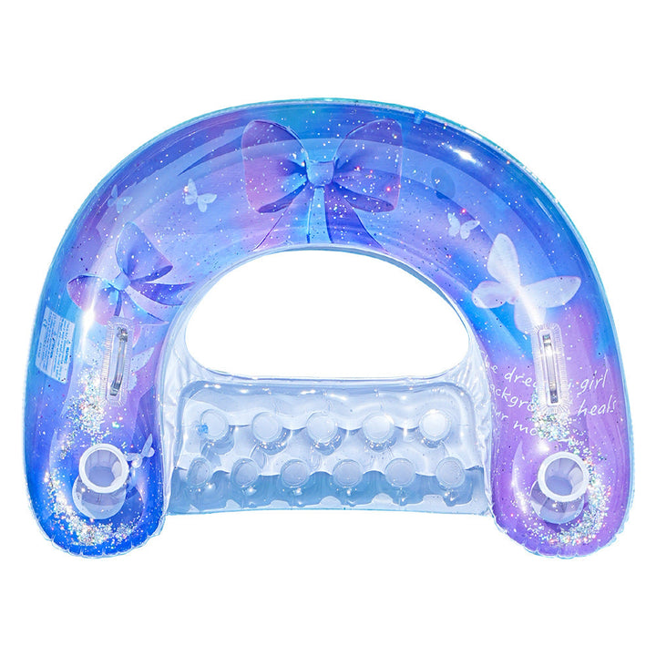Women Inflatable Water Lounge with Mesh Surface Kalsten