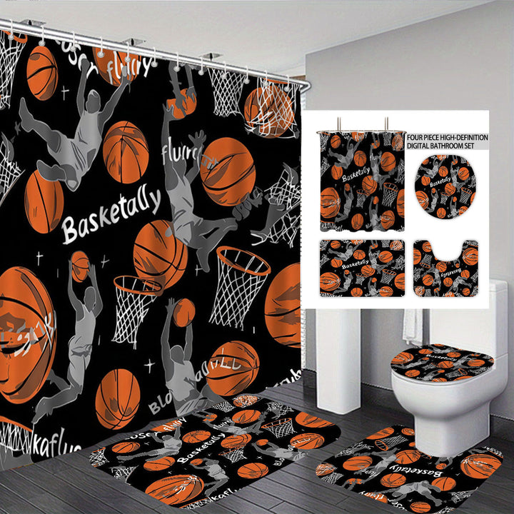 Basketball-Themed Bathroom Decor Set Kalsten