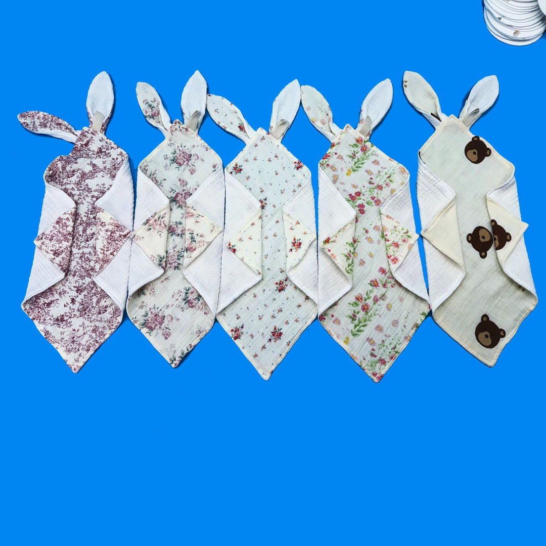 Floral Print Muslin Baby Bib kalsten