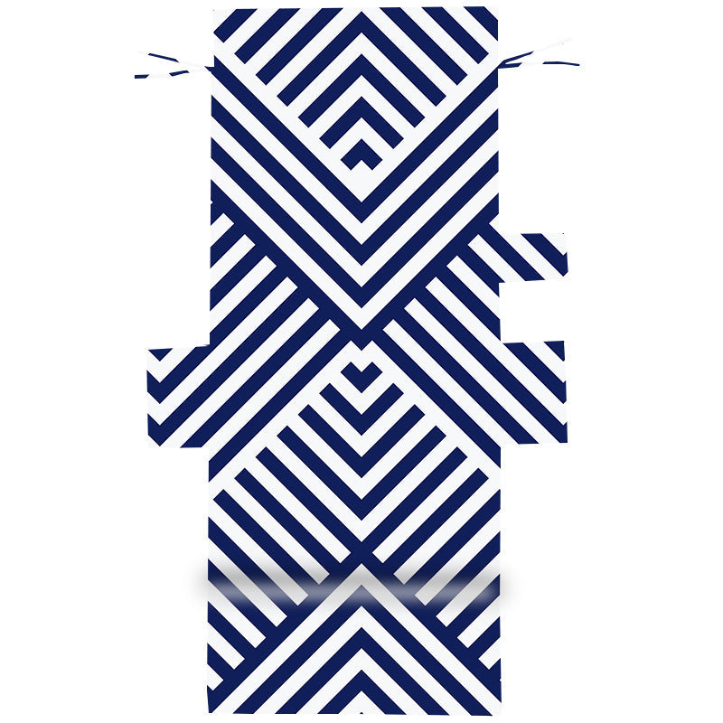 Sporty towel with creative striped pattern Kalsten