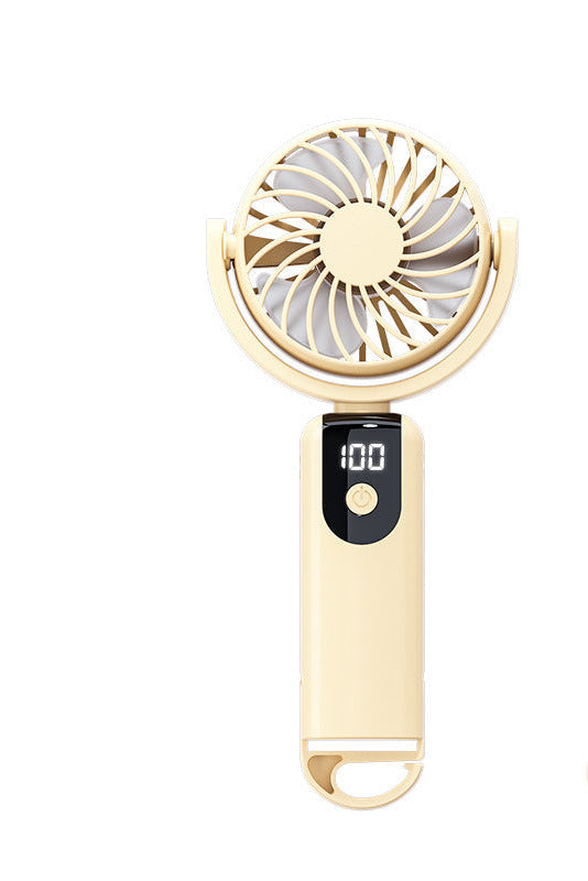Women's Portable Handheld Fan with Digital Display Kalsten