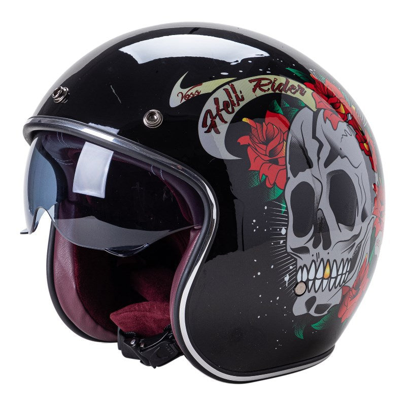 Classic Jet-Style Motorcycle Helmet Kalsten