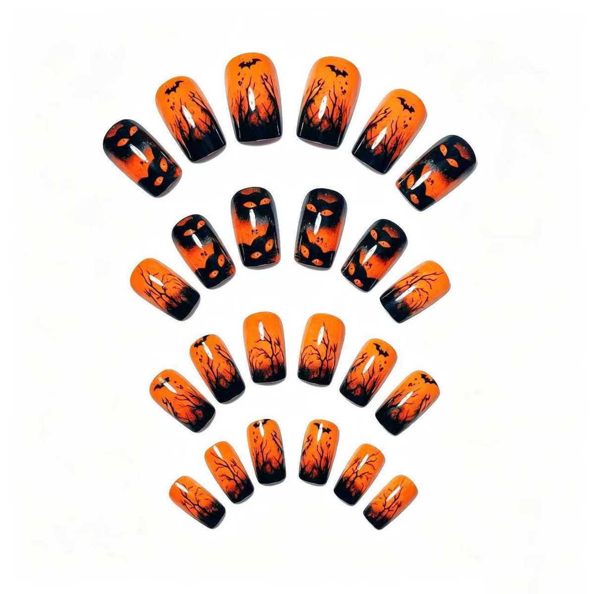 Halloween-Themed Artistic Nail Wraps Acalora