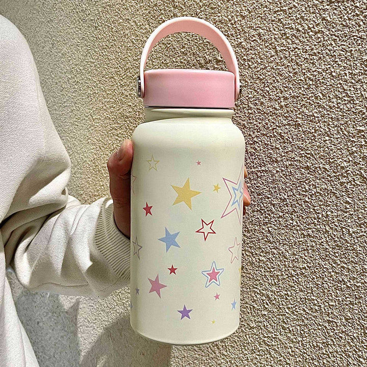 Women’s Insulated Drinking Bottle with Stylish Star Motif Kalsten