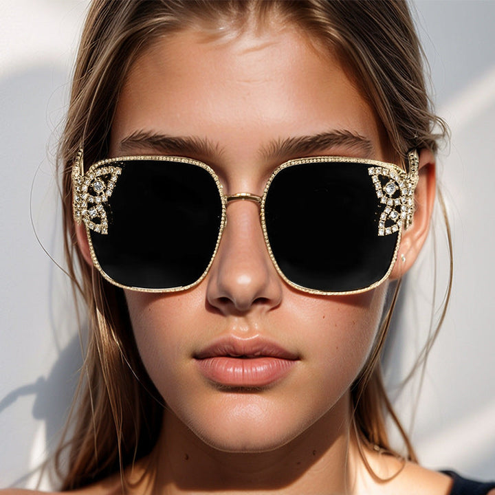 Ladies extravagant glasses with sparkling accents Kalsten