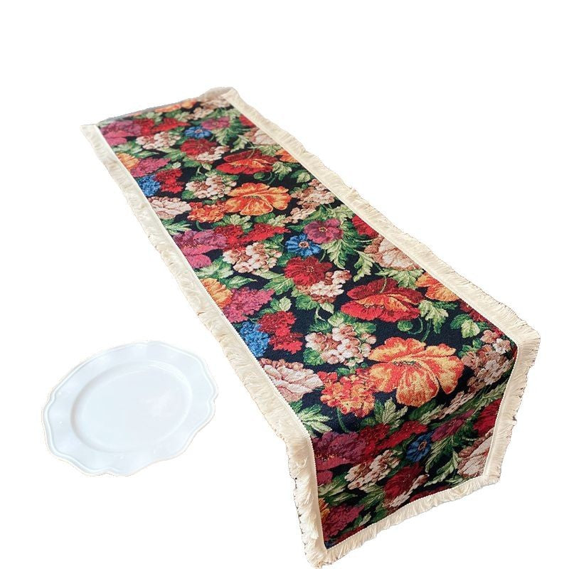 Decorative Floral Table Runner