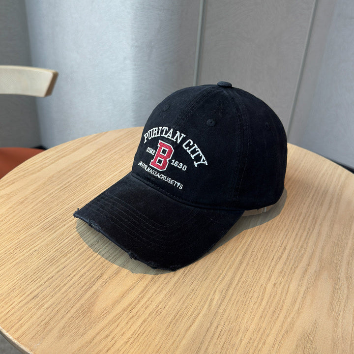 Men's Distressed Cotton Baseball Cap Kalsten 1784270269