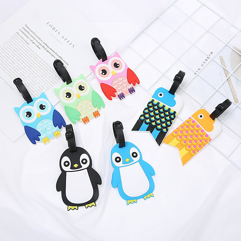 Unisex Cute Penguin Luggage Tag Kalsten