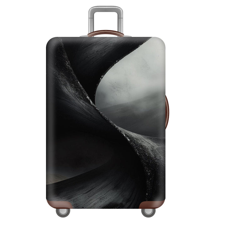 Unisex nan robust hard-shell suitcase with artistic face portrait print and 360° wheels Kalsten