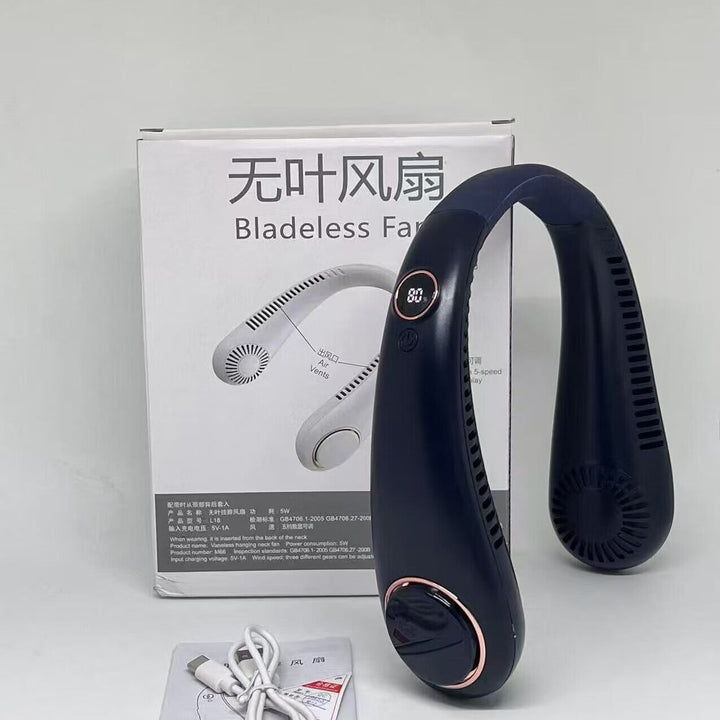Women's Portable Neck Fan with Adjustable Airflow Kalsten