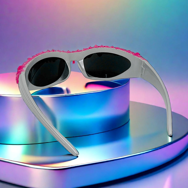 Women's trendy sunglasses with creative liquid frame Kalsten