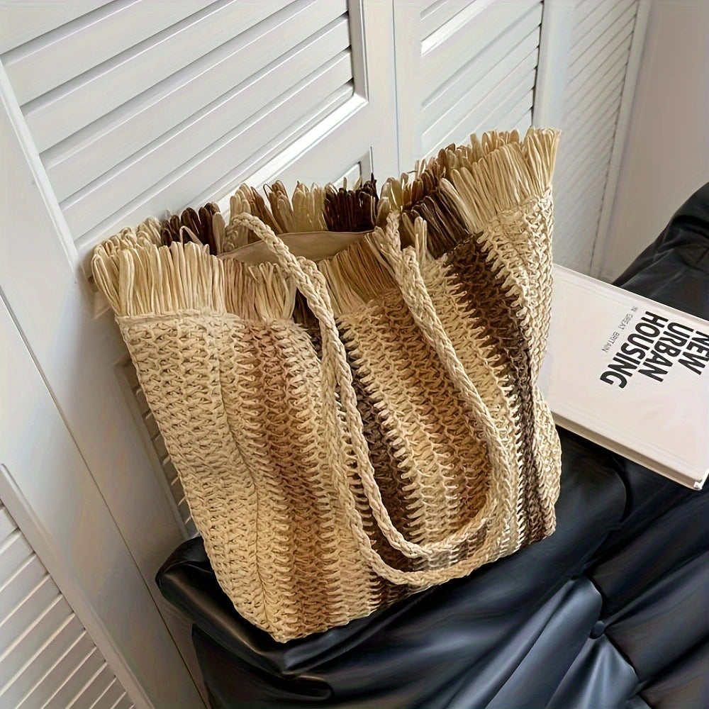 Braided shopping bag with unique structural design Kalsten